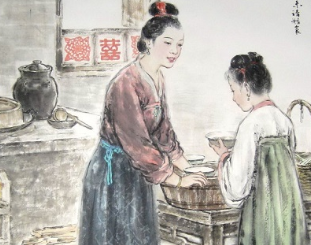 王建所作的《新嫁娘词三首》，表达出对新嫁娘的聪明和心计的欣赏