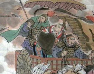 周平王东迁后，哪几个诸侯国获利并在春秋时期称霸？