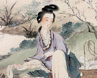 《西施石》唐代楼颖所作，是对于女性遭受不公平悲惨命运的哀叹