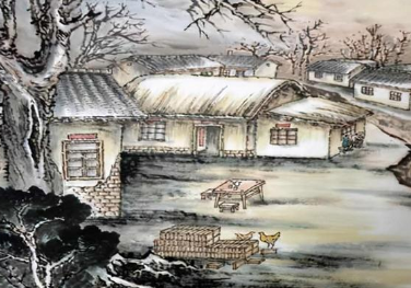 《路中口号》唐代皇甫曾所作，表达出近乡情怯