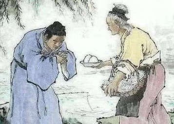 韩信年轻时，是如何被封为大将的？