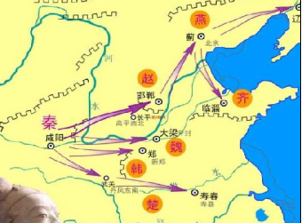 秦始皇在统一天下的过程中，是按照什么顺序攻灭六国的？