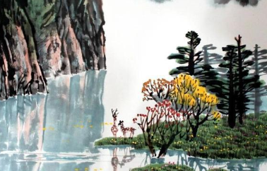 元代词人赵孟頫春游时所作：《蝶恋花·侬是江南游冶子》