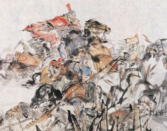 王昌龄所作的《塞下曲·秋风夜渡河》，描绘出战场荒凉凄惨的景象