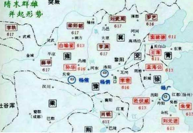 除了李渊与李密外，隋末时期还有哪些反隋势力？