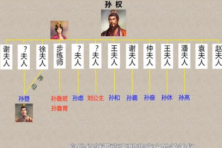 曹操一共有十六个老婆 那么孙权的夫人有多少位