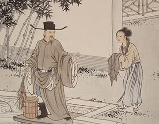 《送杨氏女》韦应物送女出嫁时所作，表达舍不得女儿远嫁的伤感之情