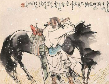 《送人赴安西》岑参所作，充满边塞诗人的爱国主义豪情