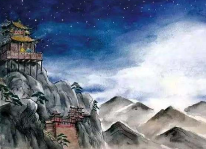李白所作的《夜宿山寺》，表现出豪迈奔放、飘逸似仙的形象