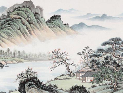 《送宇文六》常建所作，写出了天涯两隔的思念之情