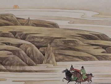 《走马川行奉送出师西征》岑参所作，整首诗描写的是风