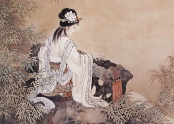 李清照咏桂花的词：《鹧鸪天·暗淡轻黄体性柔》
