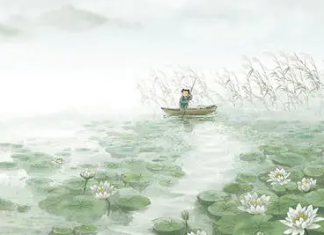 韩愈所作的《池上絮》，描绘了诗人在池边欣赏柳絮的情景