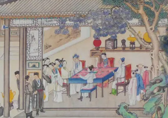 红楼梦第二十八回：蒋玉菡情赠茜香罗，薛宝钗羞笼红麝串