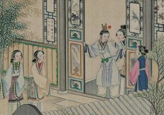 红楼梦李嬷嬷破口大骂时，袭人是什么表现？