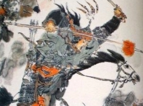 文鸯：魏末晋初时期名将，被诬告谋反，夷灭三族