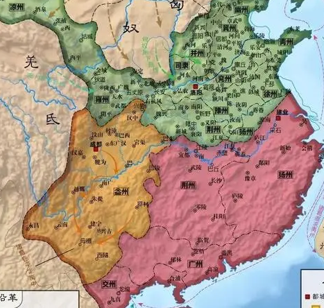 三国时期的面积差不多 三方实力为何差距那么大