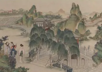 红楼梦第二十七回：滴翠亭杨妃戏彩蝶，埋香冢飞燕泣残红