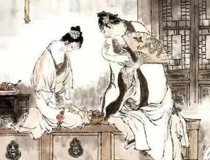 红楼梦第六十四回：幽淑女悲题五美吟，浪荡子情遗九龙珮