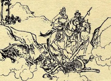 说唐三传第五十七回：二郎神大战野熊，圣母收服二牛精
