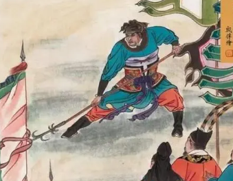 水浒传第五十六回：徐宁教使钩镰枪，宋江大破连环马