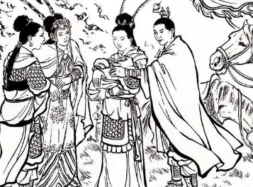 说唐三传第六十五回：梨花仙法捉宝同，神光扇软窦仙童