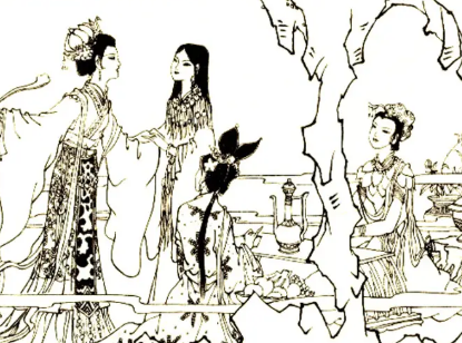 镜花缘第九十七回：仙姑山上指迷团，节度营中解妙冒