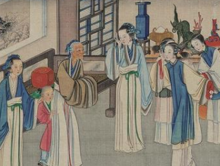 红楼梦中贾母带着刘姥姥去栊翠庵喝茶，目的是什么？