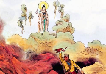 西游记第七十一回：行者假名降怪犼，观音现象伏妖王