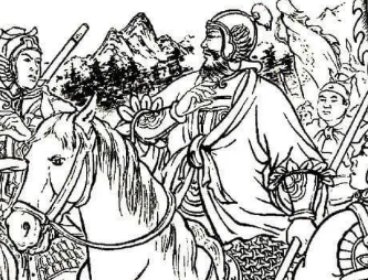 说唐三传第五十三回：梨花大破金光阵，产麒麟冲散飞刀