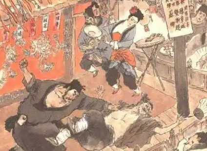 水浒传第五十回：插翅虎枷打白秀英，美髯公误失小衙内