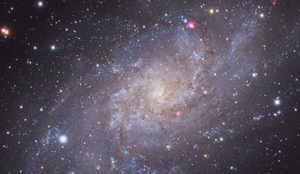 三角星系在宇宙哪个位置？它主要位于北天三角座中