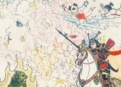 镜花缘第九十一回：折妙字换柱抽梁，掣牙签指鹿为马
