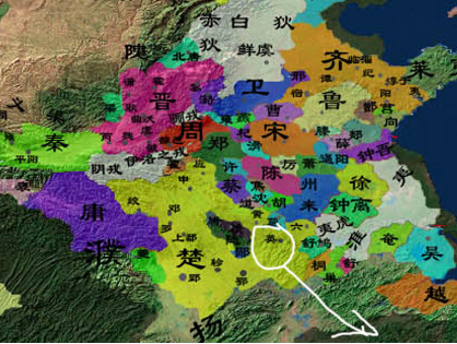 英国：春秋时期的一个诸侯国，最后被楚国所灭