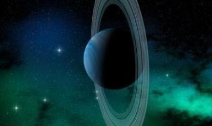 天王星的星环为什么是竖着的？因为它的自转角度大