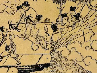 西洋记第十四回：张天师倒埋碧峰，金碧峰先朝万岁