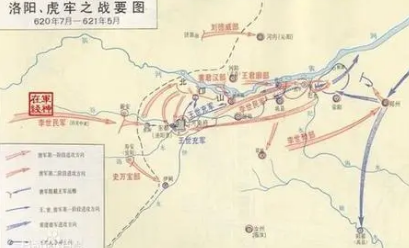 洛阳、虎牢关之战中，李世民为何能击破王世充和窦建德？