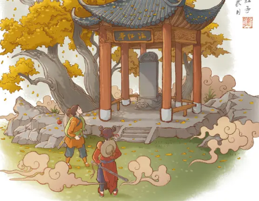 镜花缘第七十一回：触旧事神在泣红亭，联新交情深凝翠馆