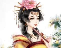 万安公主：唐玄宗李隆基第七女，出家为女道士