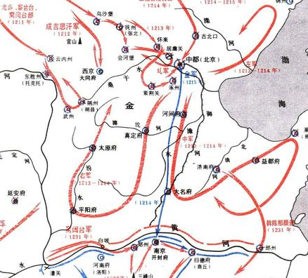成吉思汗只有十万兵力 成吉思汗为什么敢攻打百万军队的金国