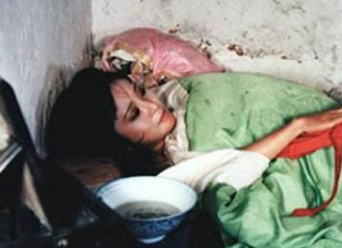 红楼梦中贾府发生抄检大观园时，晴雯是何表现？