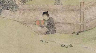 《赵孟頫写经换茶图》描绘的是什么故事？