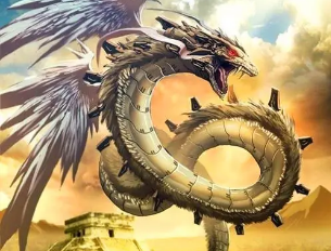 腾蛇:古代神话传说中的生物,是一种会腾云驾雾的蛇
