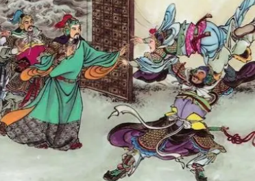 说唐前传第四十五回：秦王夜探白璧关，叔宝救驾红泥涧
