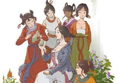 镜花缘第一回：女魁星北斗垂景象，老王母西池赐芳筵