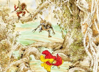 西游记第二十八回：花果山群妖聚义，黑松林三藏逢魔
