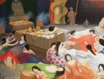 历史上朱元璋死后，被免去殉葬的妃嫔是谁？