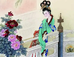 镜花缘第五回：俏宫娥戏夸金盏草，武太后怒贬牡丹花