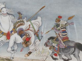 薛丁山征西第63回：梨花仙法捉宝同，神光扇软窦仙童