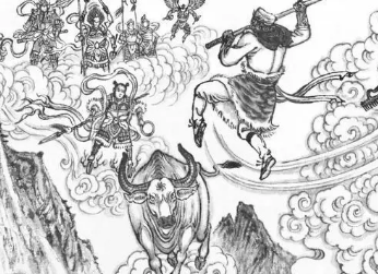 西游记第六十回：牛魔王罢战赴华筵，孙行者二调芭蕉扇
